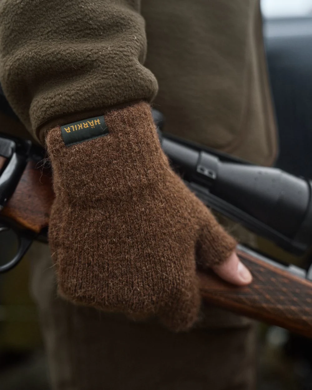 Harkila Alpacka Half Finger Gloves - Image 5