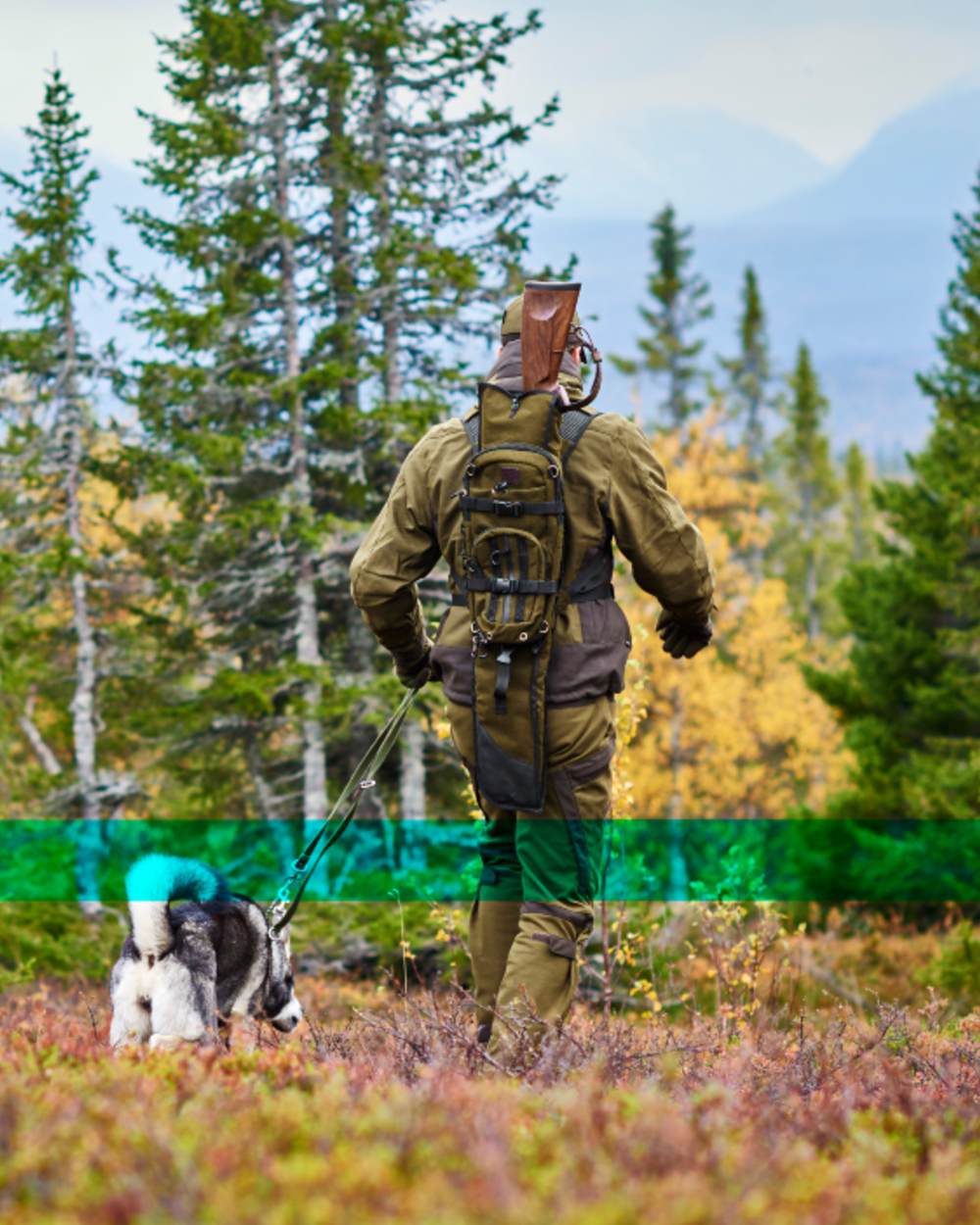 Harkila Alta Rucksack In Melton Wool 12L - Image 2