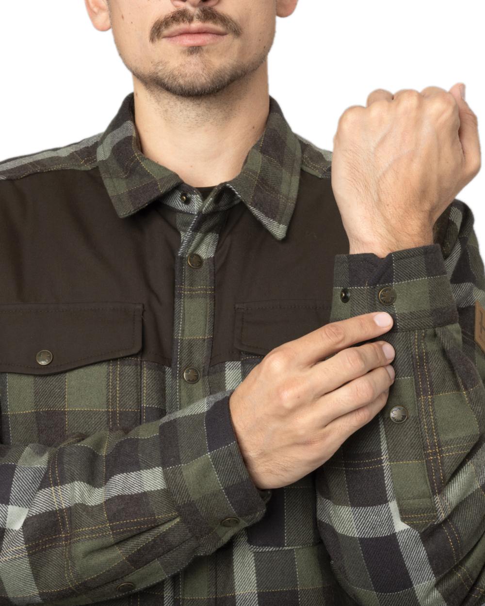 Harkila Asmund Insulated Wool Shirt Jacket - Image 8