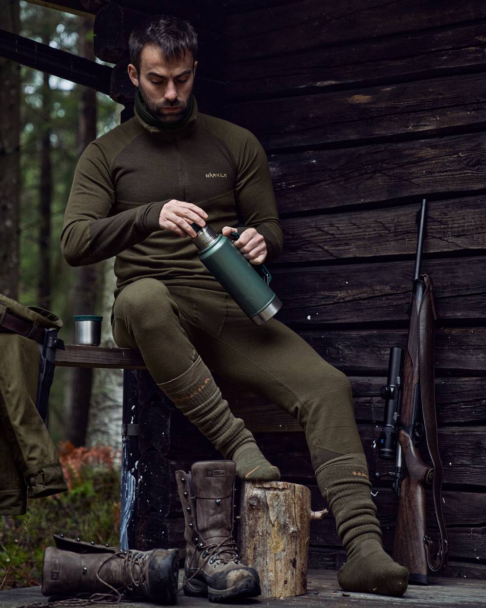 Harkila Base Warm Zip Neck - Image 4