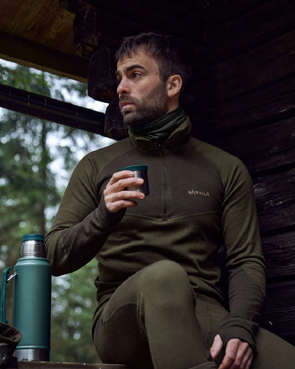 Harkila Base Warm Zip Neck - Image 5