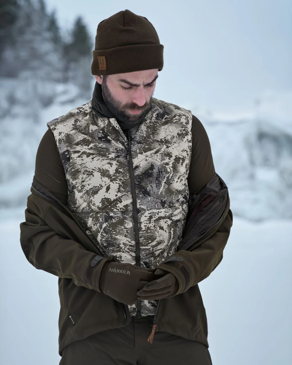 Harkila Camo HSP Insulated Waistcoat - Image 2