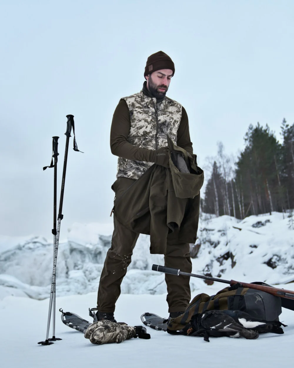 Harkila Camo HSP Insulated Waistcoat - Image 3