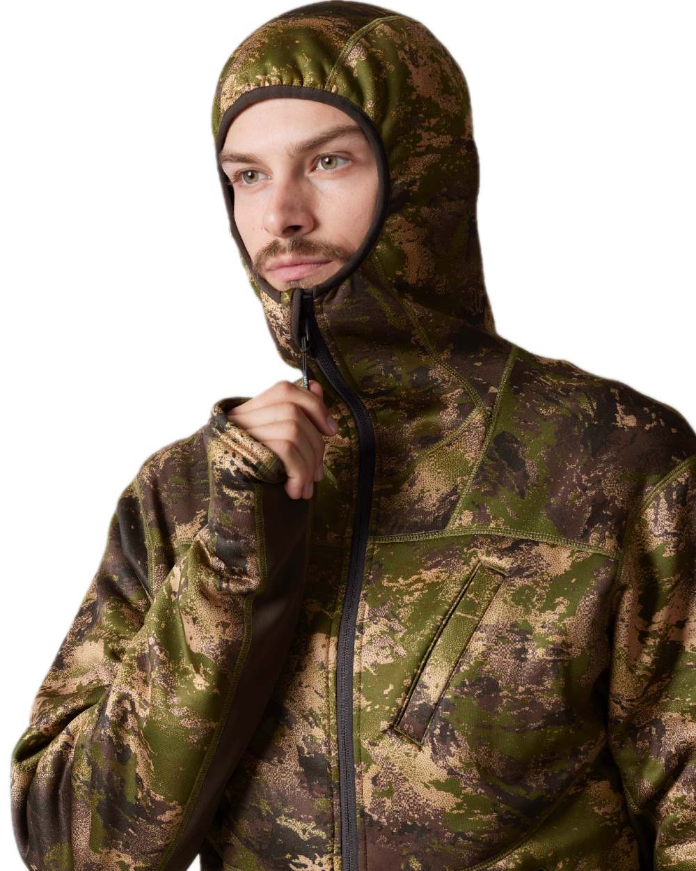 Harkila Deer Stalker Camo Fleece Hoodie - Image 4