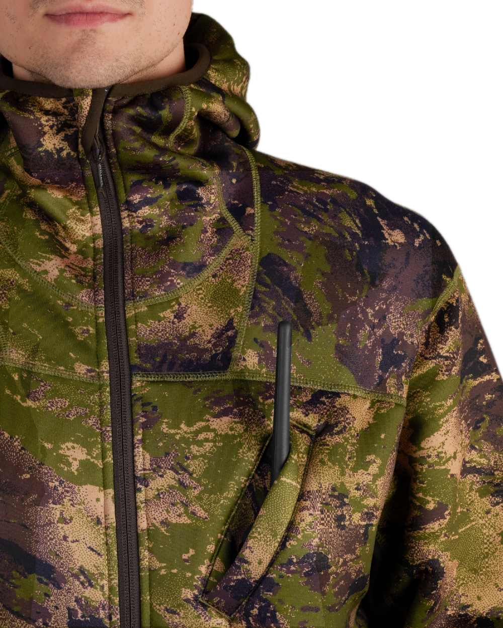 Harkila Deer Stalker Camo Fleece Hoodie - Image 5