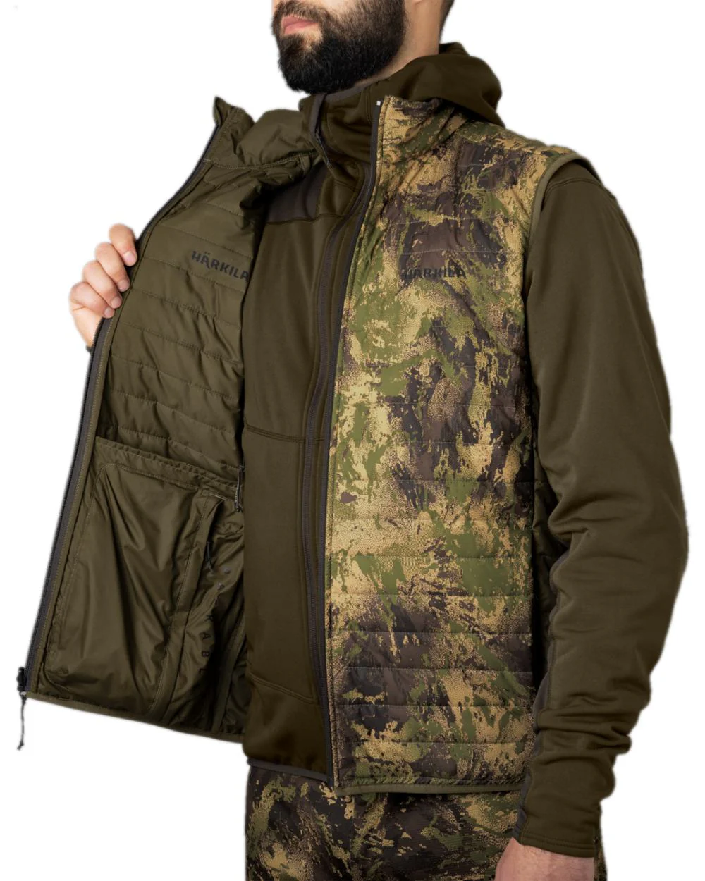 Harkila Deer Stalker Camo Reversible Packable Waistcoat - Image 8