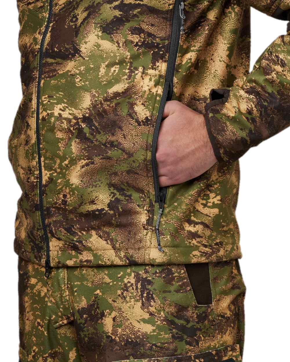 Harkila Deer Stalker Camo WSP Fleece Jacket - Image 4