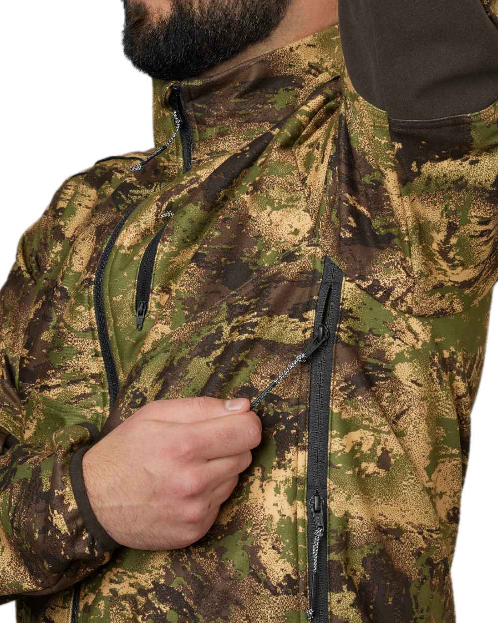 Harkila Deer Stalker Camo WSP Fleece Jacket - Image 5