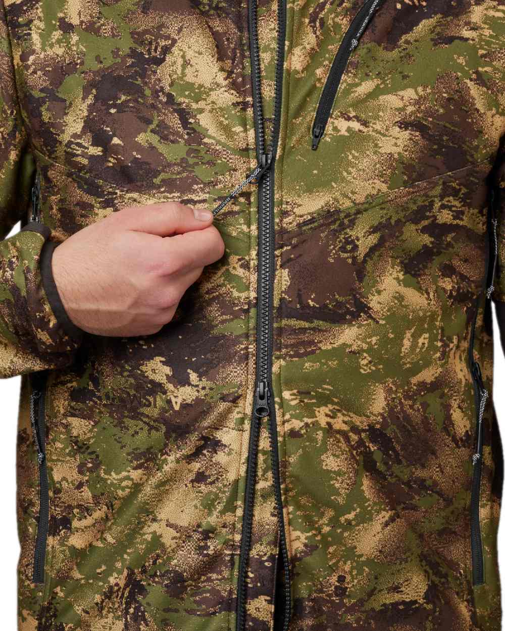 Harkila Deer Stalker Camo WSP Fleece Jacket - Image 6
