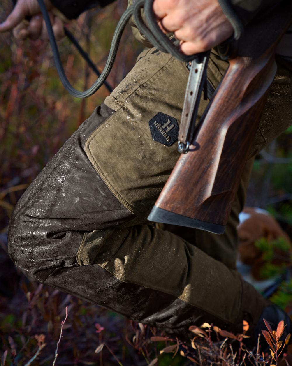 Harkila Driven Hunt HWS Leather Trousers - Image 2