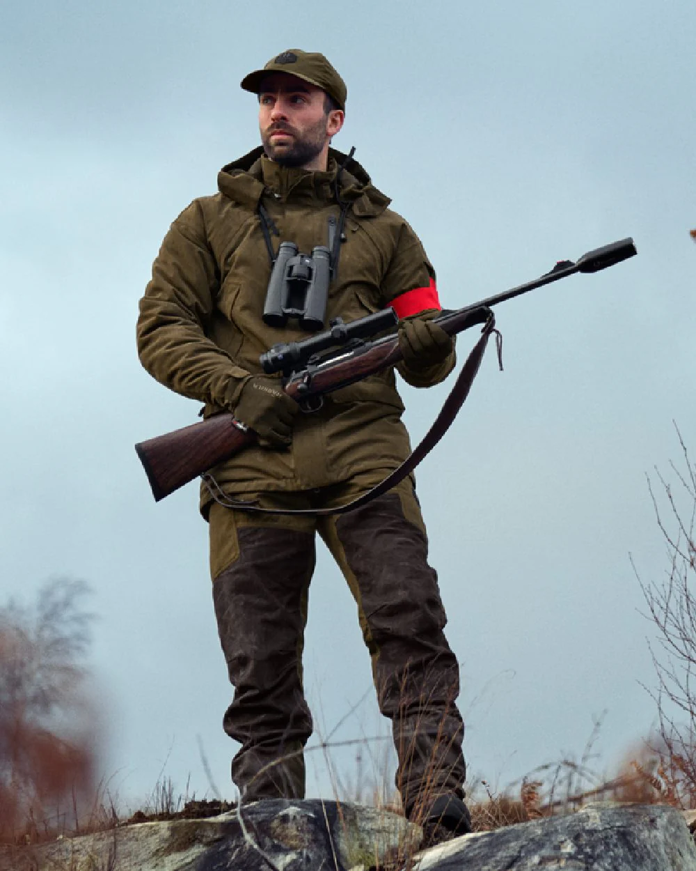 Harkila Driven Hunt HWS Leather Trousers - Image 3