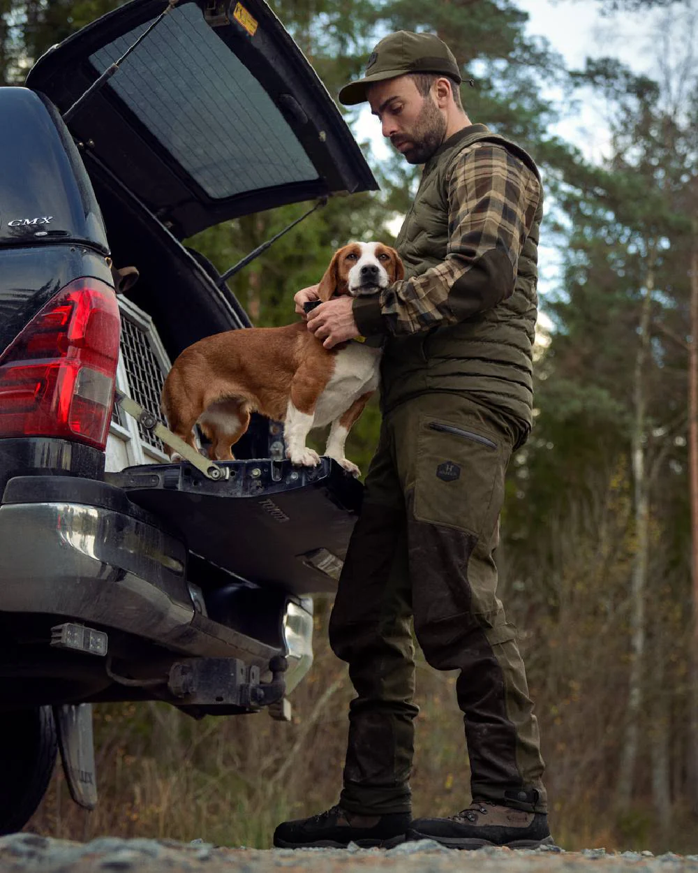 Harkila Driven Hunt HWS Leather Trousers - Image 6