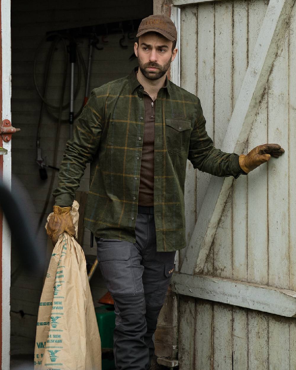 Harkila Kaldfjord Corduroy Check Shirt - Image 10