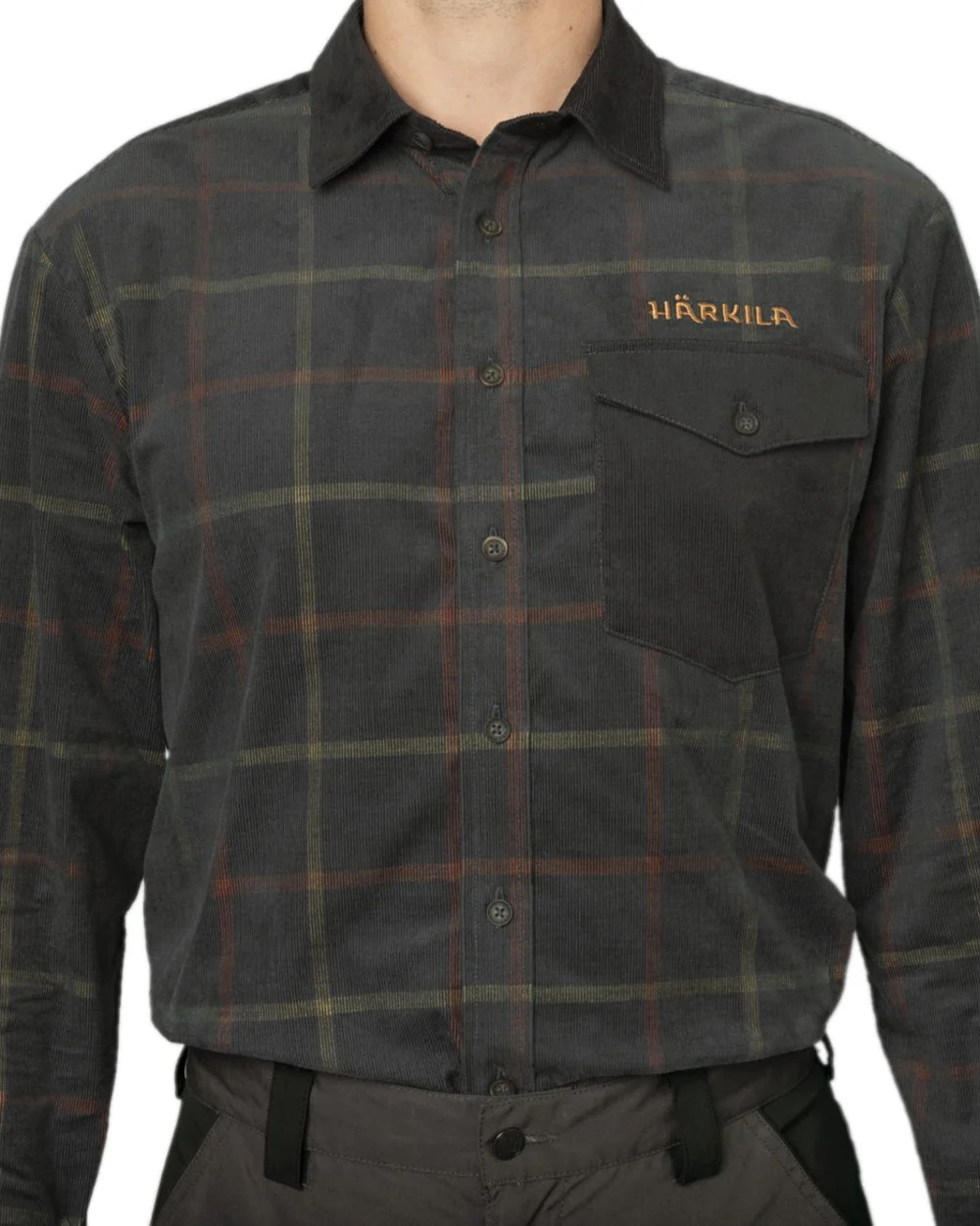 Harkila Kaldfjord Corduroy Check Shirt - Image 4