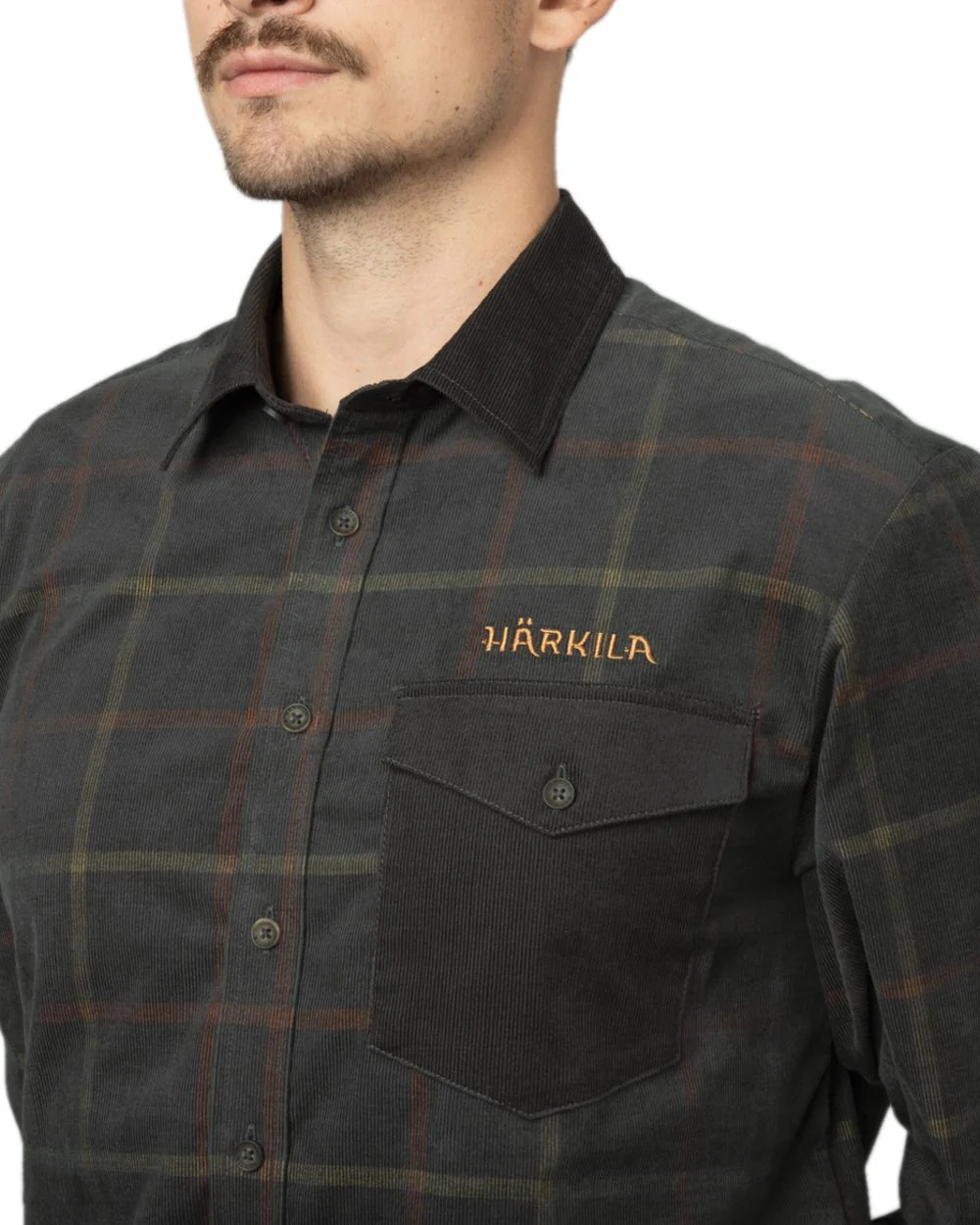 Harkila Kaldfjord Corduroy Check Shirt - Image 5