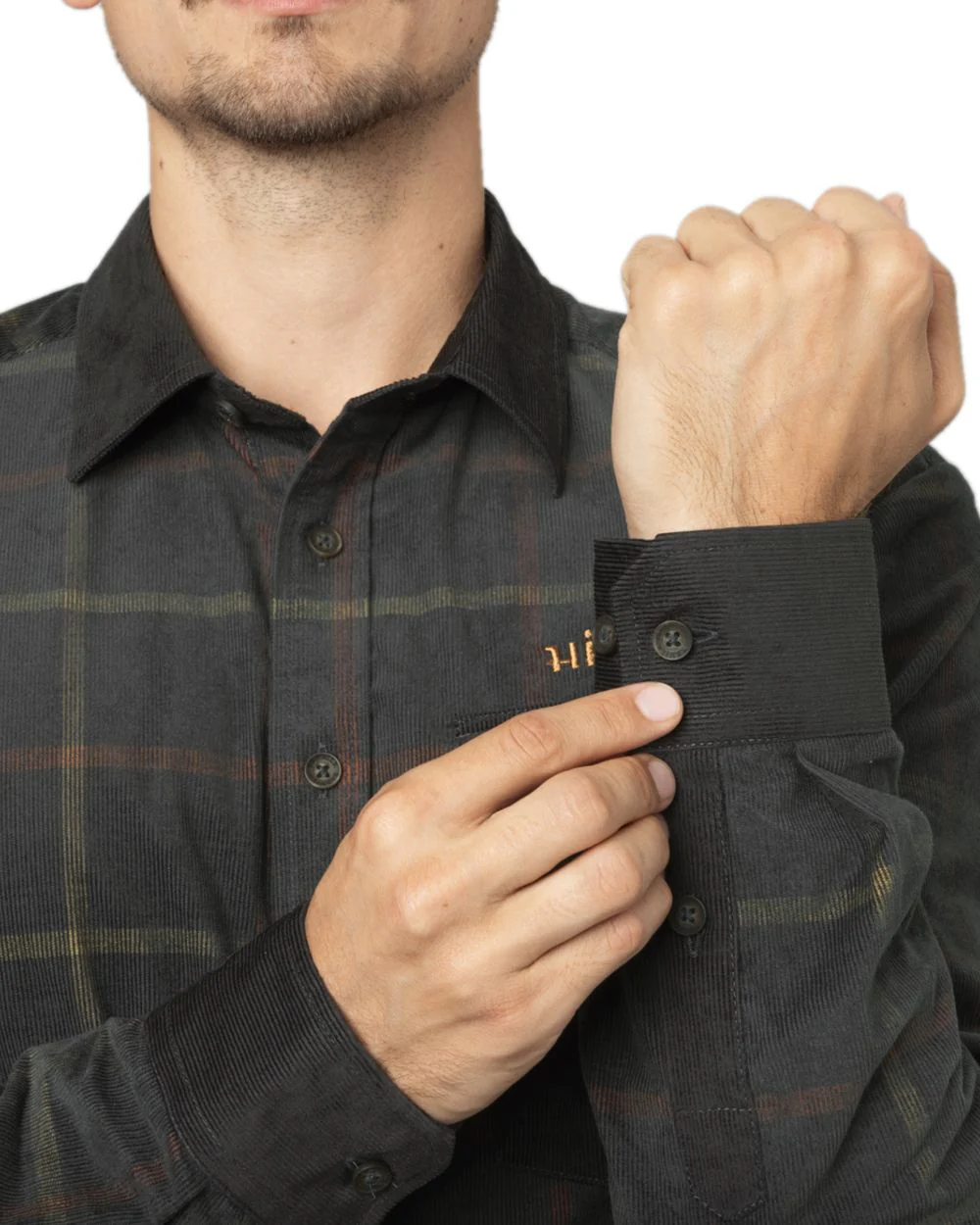Harkila Kaldfjord Corduroy Check Shirt - Image 6