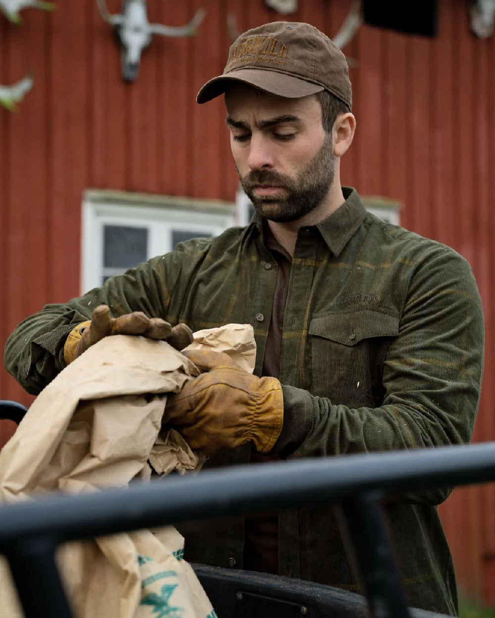 Harkila Kaldfjord Corduroy Check Shirt - Image 9