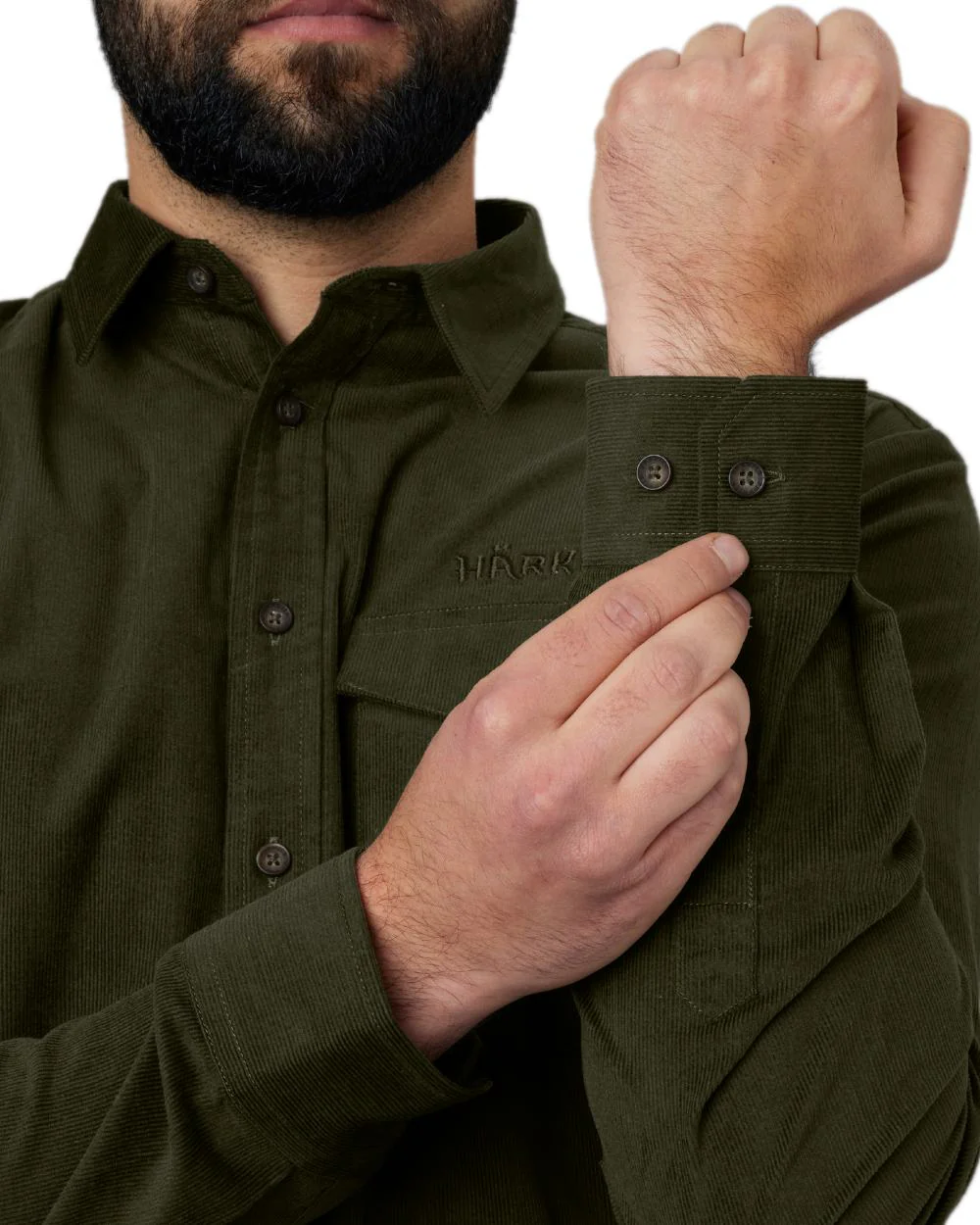 Harkila Kaldfjord Corduroy Shirt - Image 4
