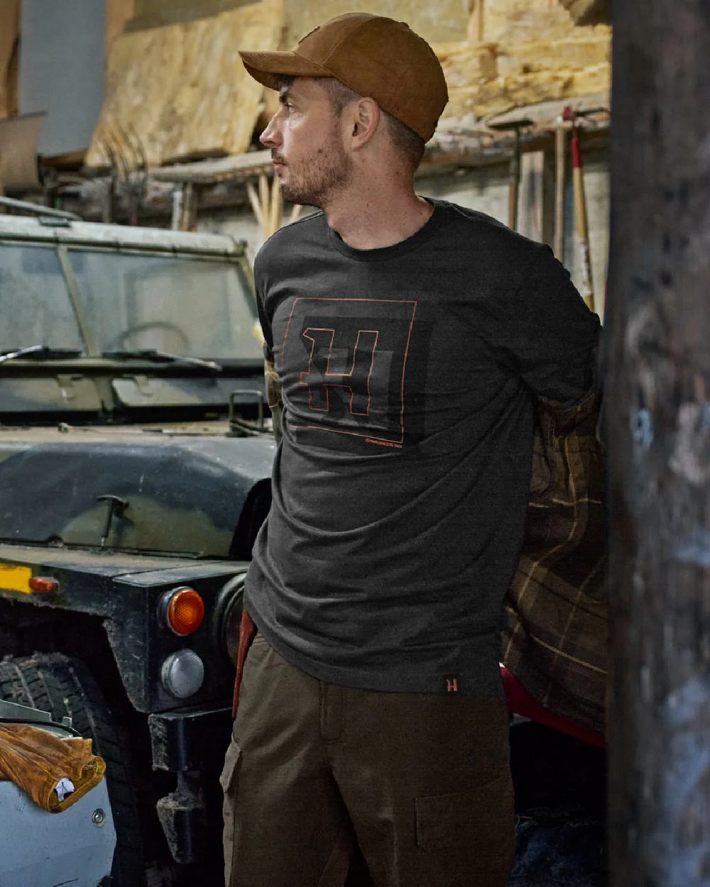 Harkila Mens H-Logo Short Sleeve T-shirt - Image 10