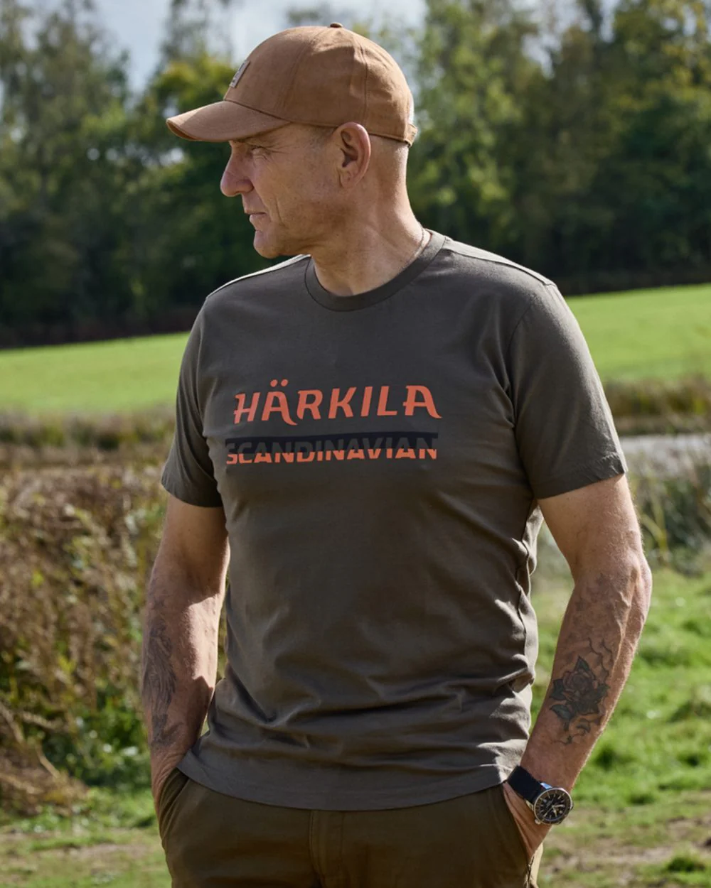 Harkila Mens Scandinavian Short Sleeve T-Shirt - Image 2