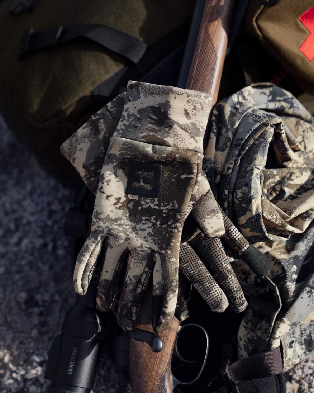 Harkila Mountain Hunter Expedition Fleece Gloves - Image 2