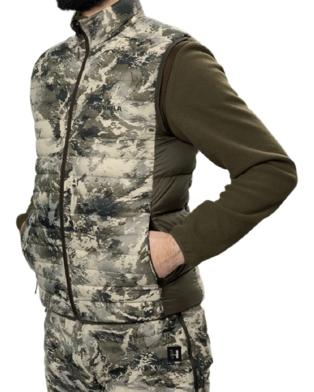 Harkila Mountain Hunter Expedition Reversible Down Waistcoat - Image 7