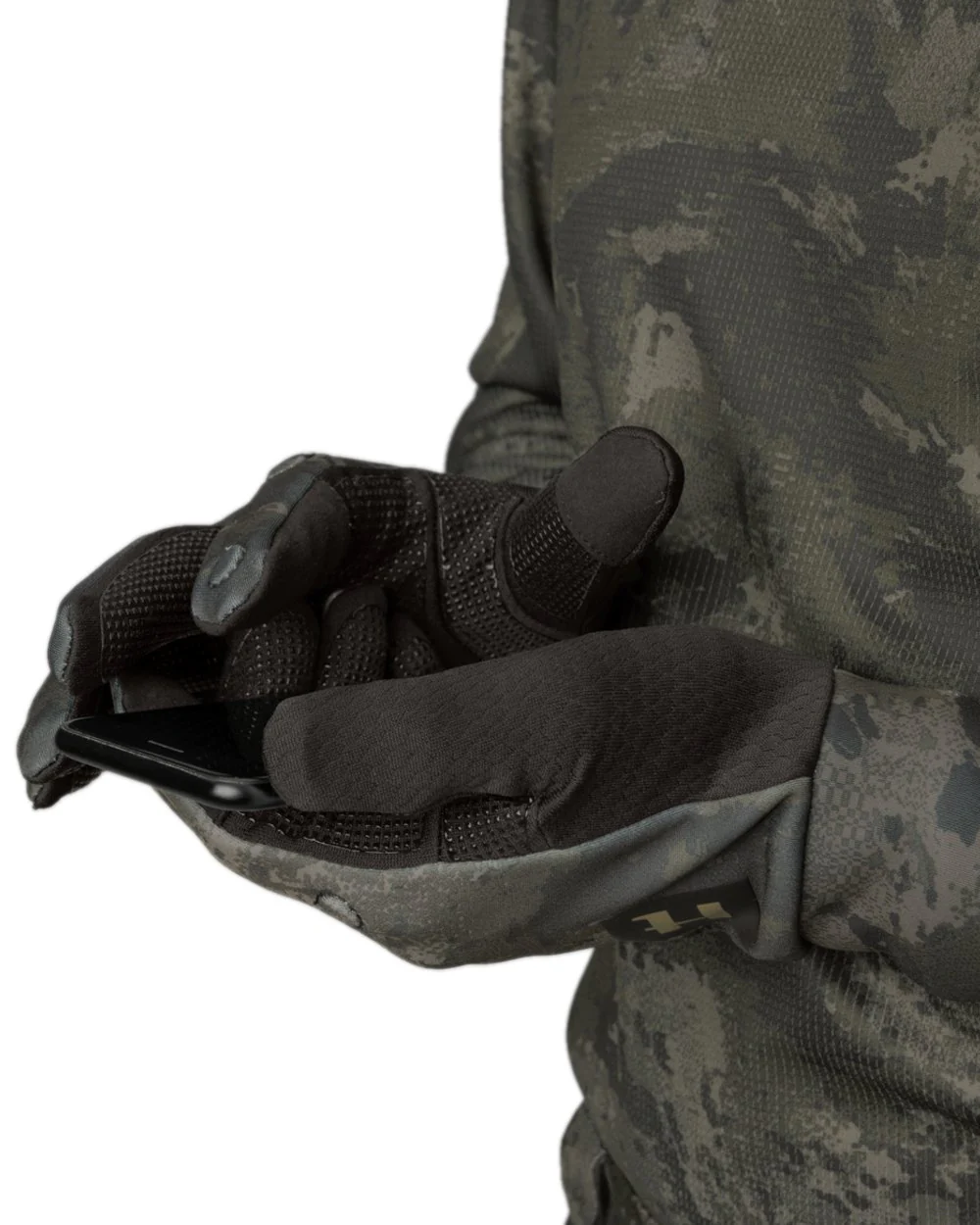 Harkila NOCTYX Camo Fleece Glove with Foldback Finger - Image 5