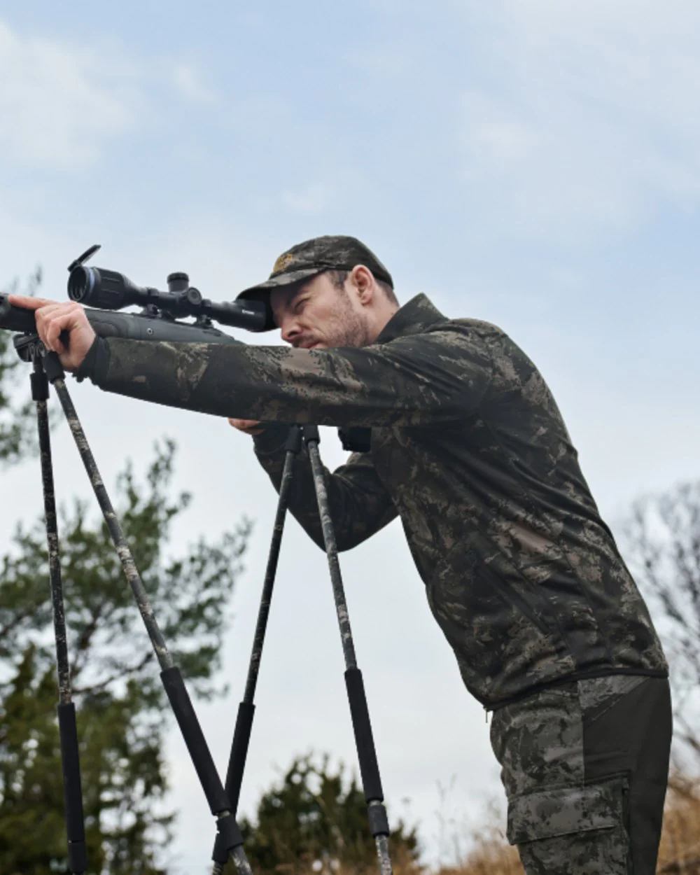 Harkila NOCTYX Camo Full Zip Fleece Jacket - Image 6