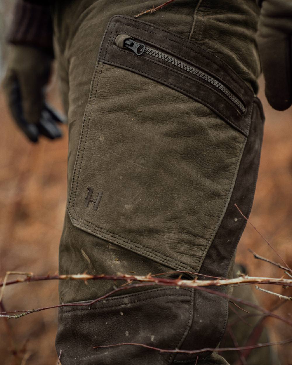Harkila Pro Hunter Leather Trousers - Image 2