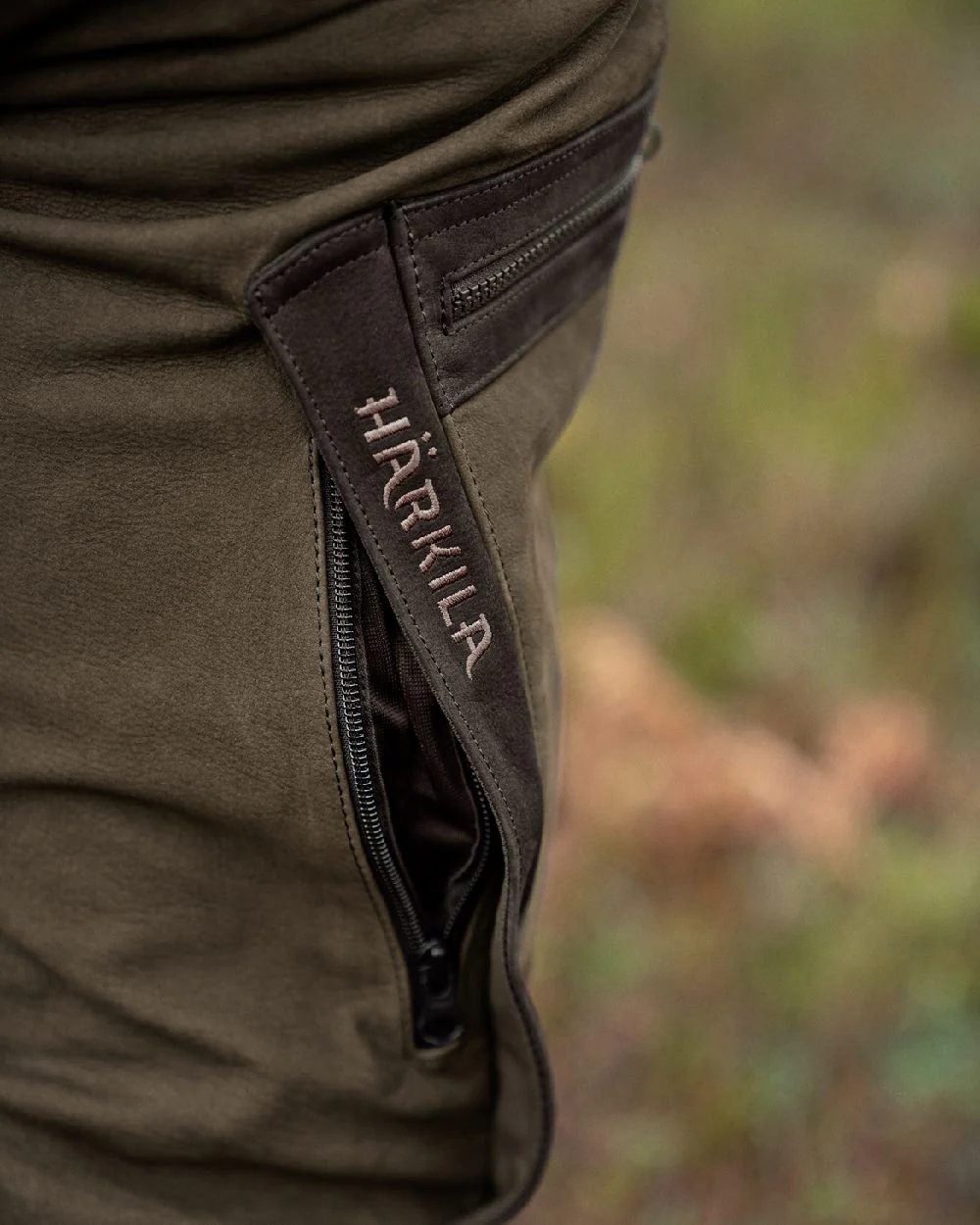 Harkila Pro Hunter Leather Trousers - Image 3