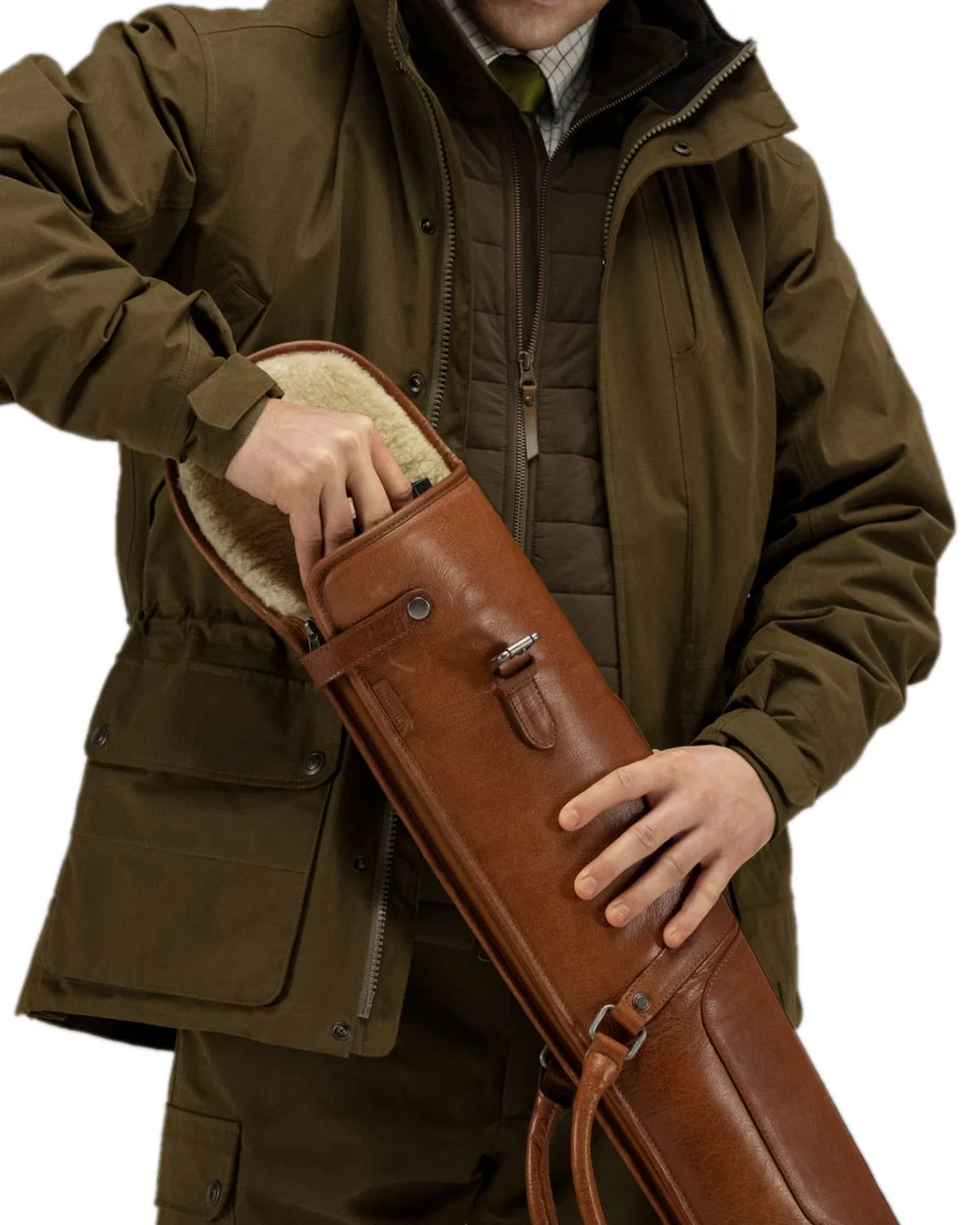 Harkila Retrieve Leather Shotgun Slip - Image 4