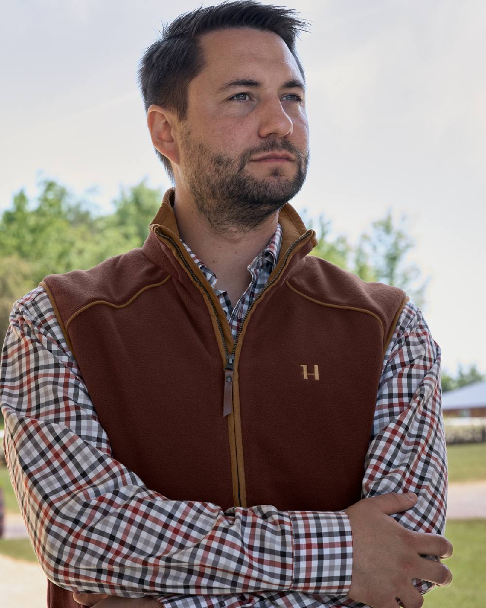 Harkila Sandhem 200 Fleece Waistcoat - Image 9