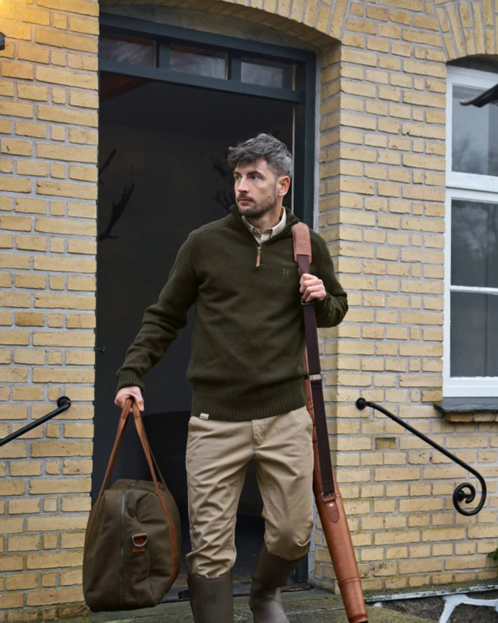 Harkila Vincent Merino Half Zip Pullover - Image 3