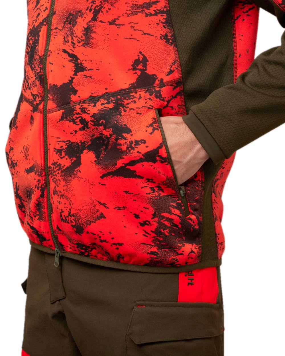 Harkila Wildboar Pro Camo Fleece Jacket - Image 7