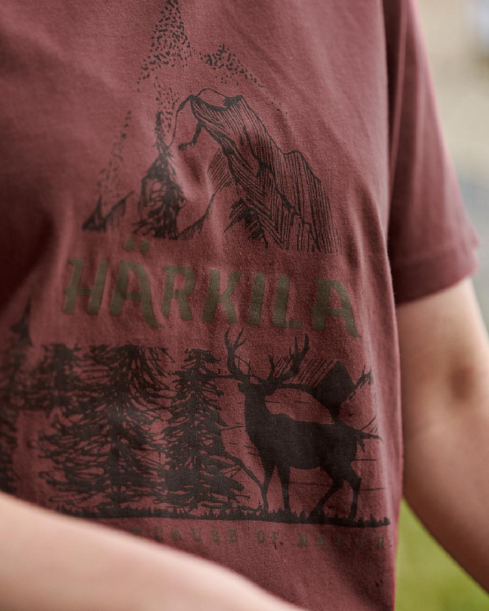 Harkila Womens Nature Short Sleeve T-Shirt - Image 4