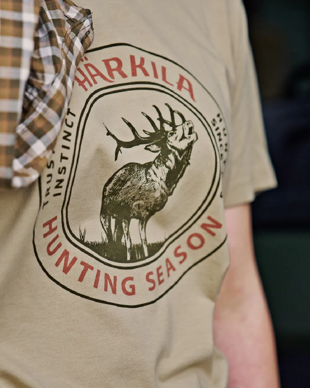 Harkila Womens Stag Badge Short Sleeve T-Shirt - Image 3
