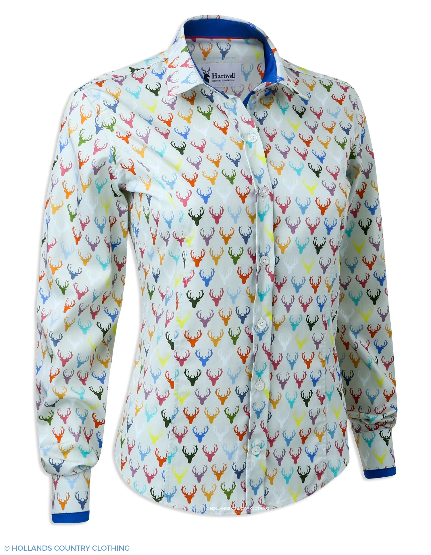 Hartwell Layla Cotton Shirt | Colourful Stags - Image 3