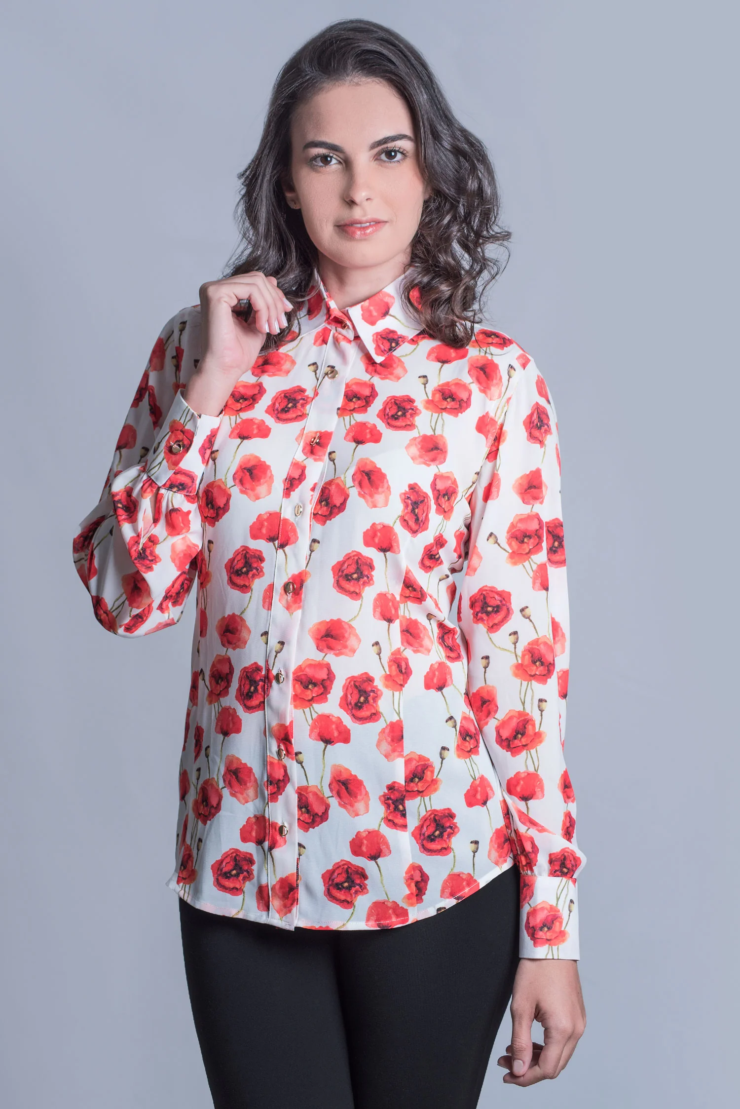 Hartwell Lia Ladies Shirt | Poppy - Image 7