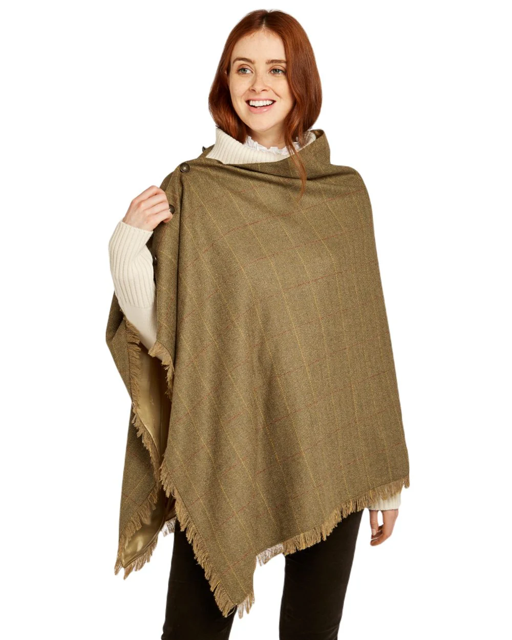 Dubarry Hazelwood Tweed Poncho - Image 13