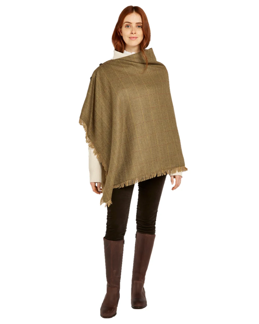 Dubarry Hazelwood Tweed Poncho - Image 14