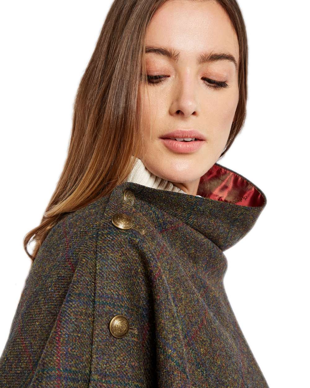 Dubarry Hazelwood Tweed Poncho - Image 21