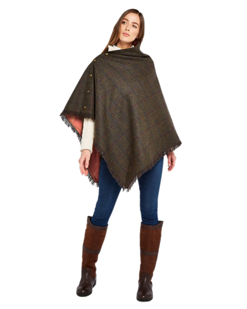 Dubarry Hazelwood Tweed Poncho - Image 22