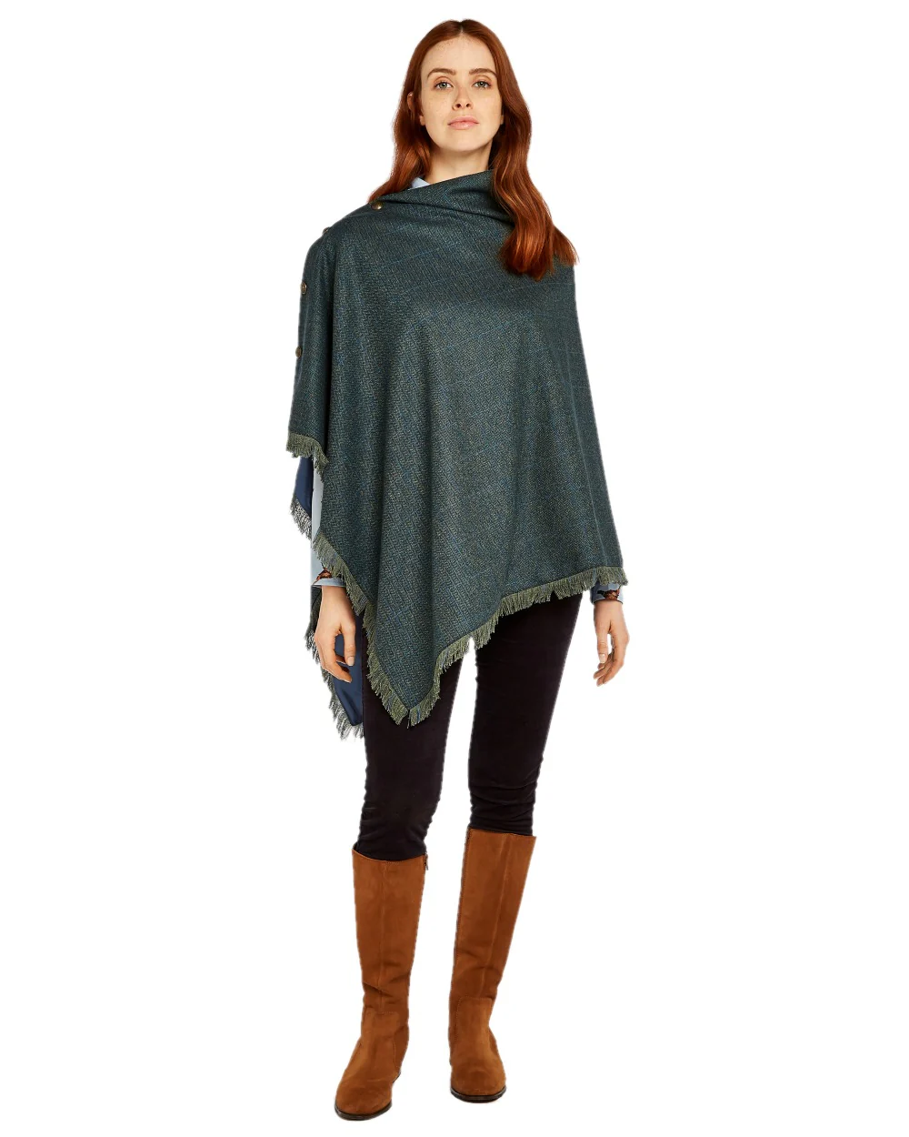 Dubarry Hazelwood Tweed Poncho - Image 28