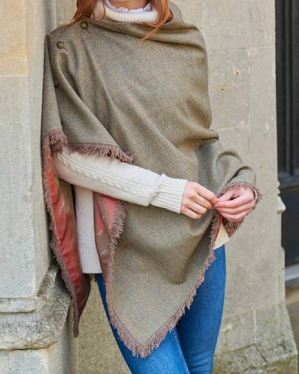Dubarry Hazelwood Tweed Poncho - Image 3