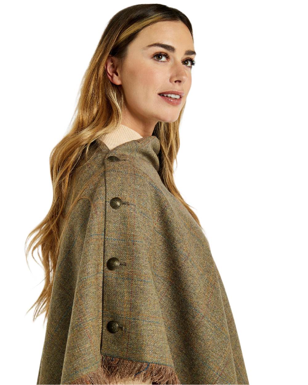 Dubarry Hazelwood Tweed Poncho - Image 4