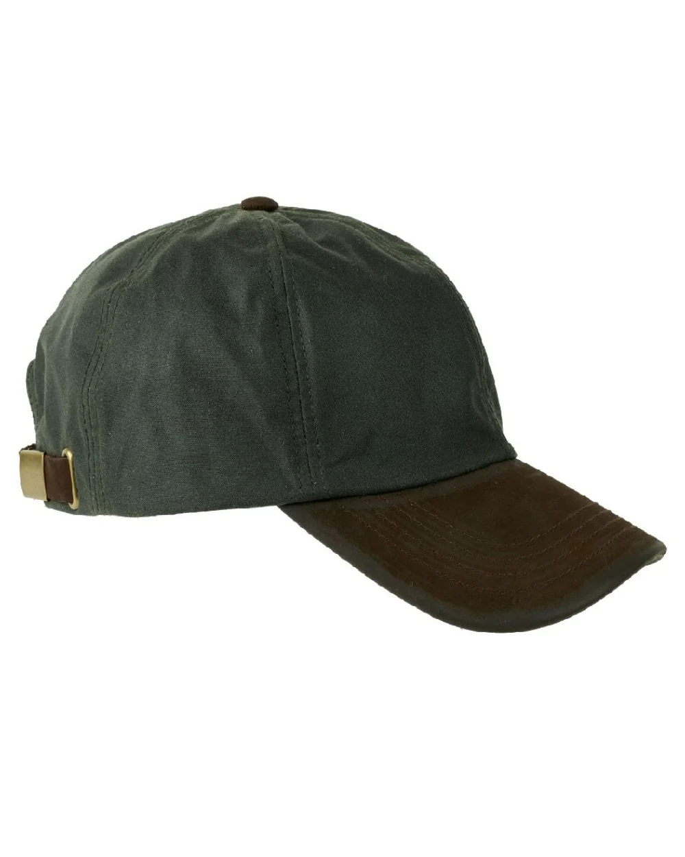 Heather Hamilton Wax Leather Peak Baseball Cap - Image 2