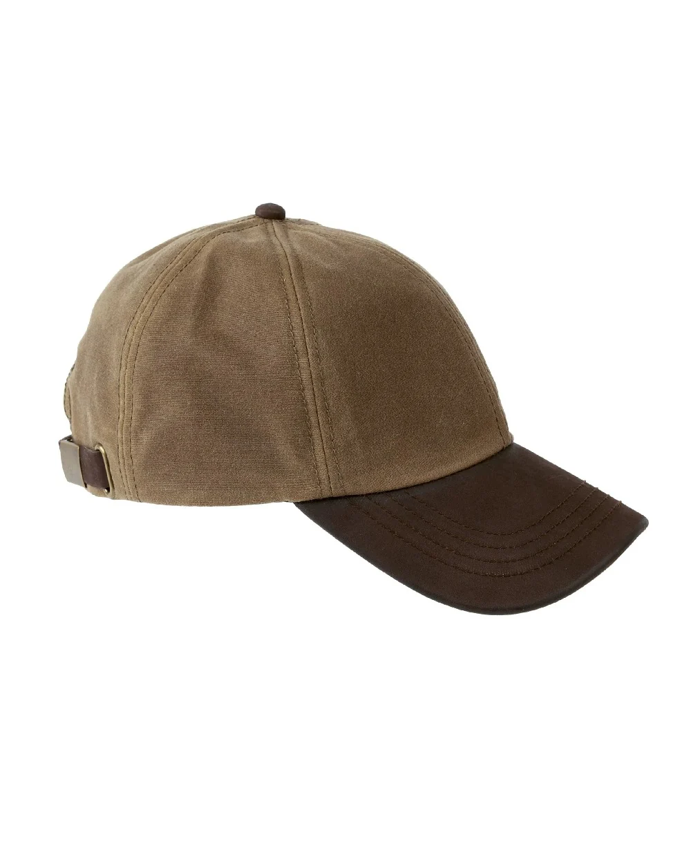 Heather Hamilton Wax Leather Peak Baseball Cap - Image 6
