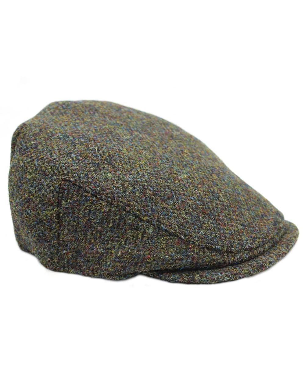 Heather Highland Harris Tweed Flat Cap - Image 2