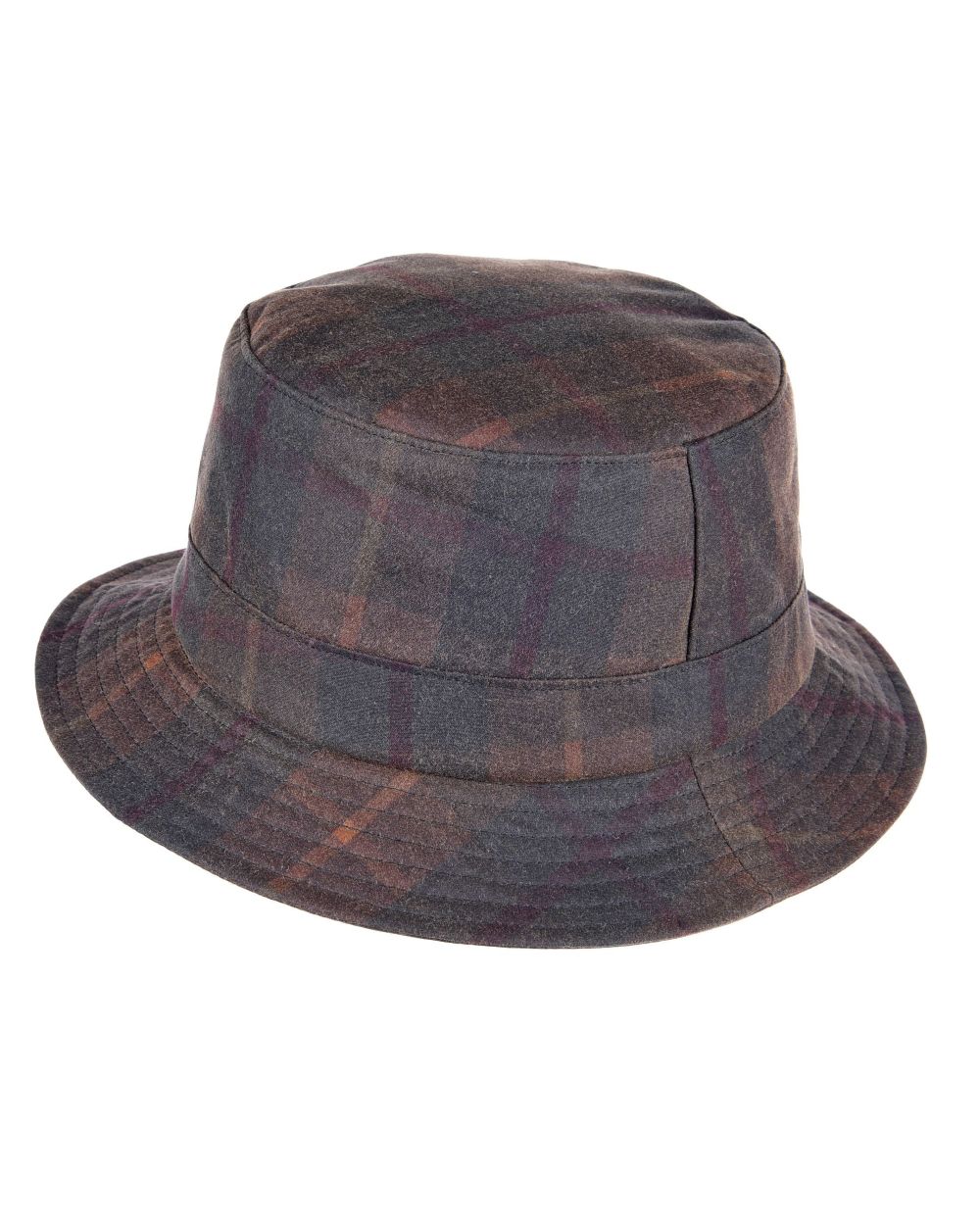 Heather Lachlan Tartan Wax Bush Hat - Image 2