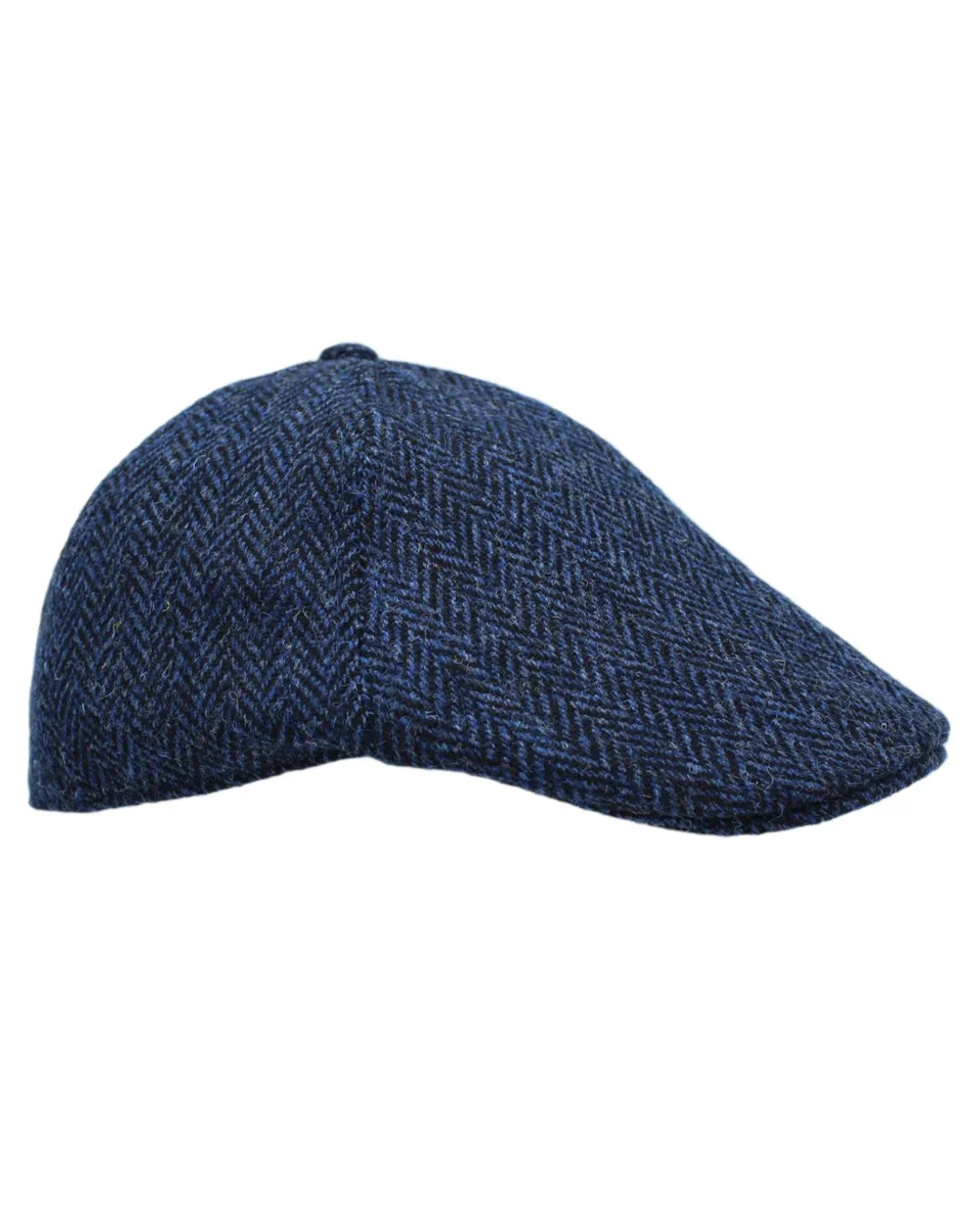 Heather Mallaig Harris Tweed Duckbill 6 Piece Cap - Image 3